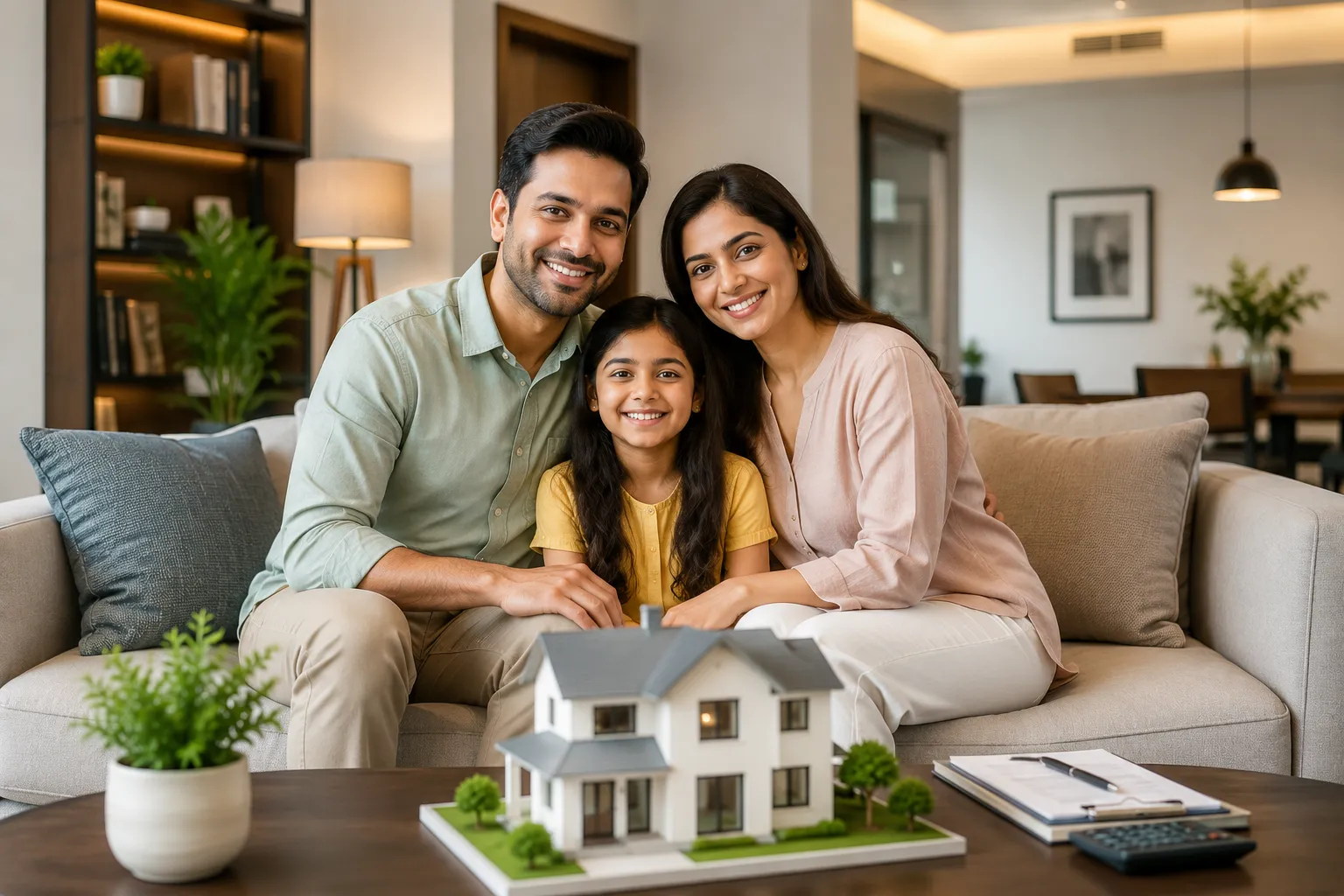 Modern residential home interior