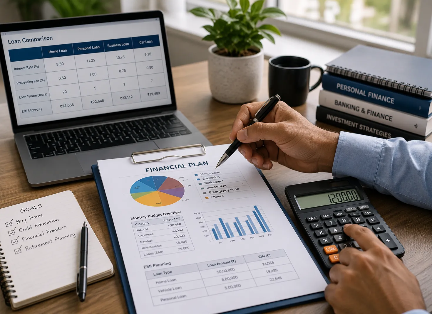 Financial planning and loan calculation